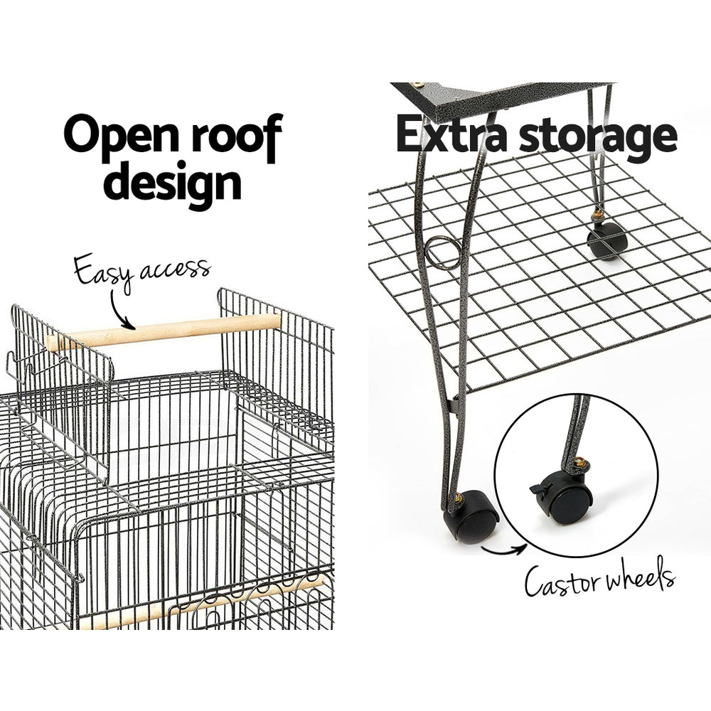 i.Pet Bird Cage 145cm Large Aviary - view 4