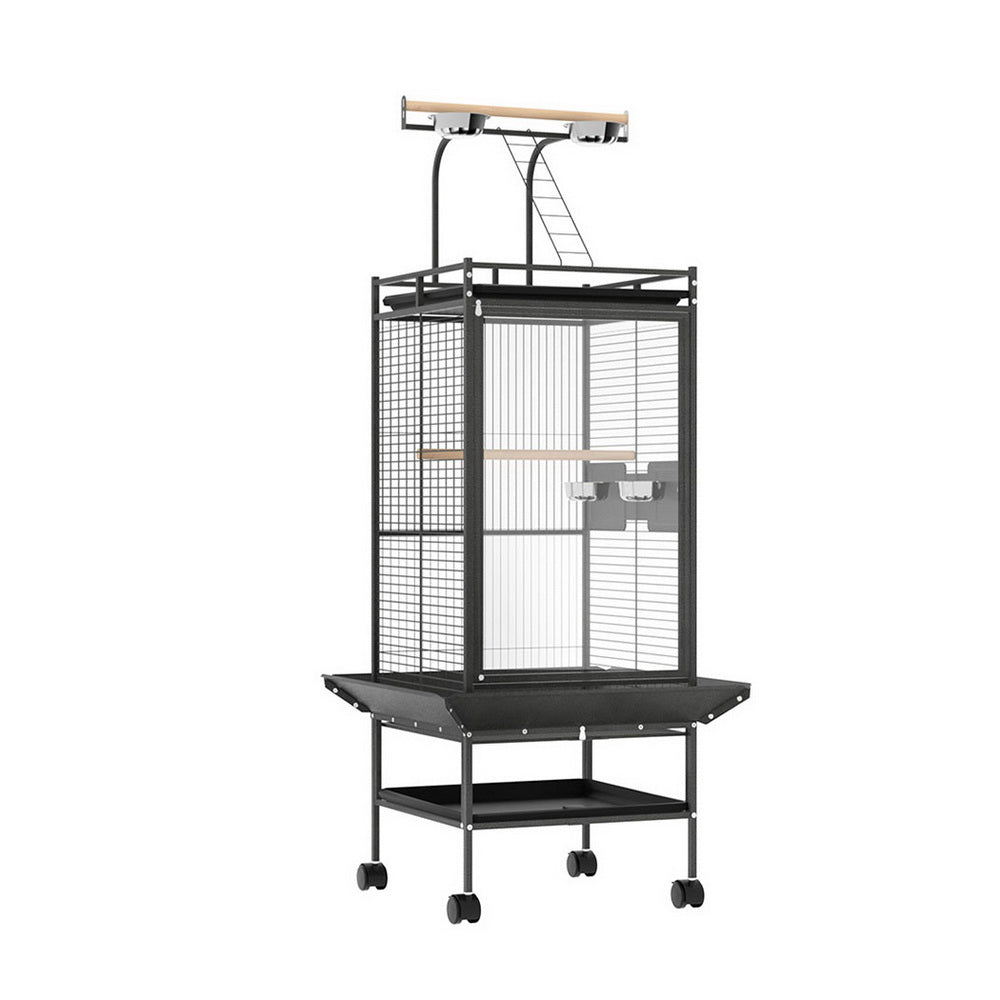 i.Pet Bird Cage Large Cages 155cm Parrot Aviary Stand-Alone Budgie Wheels Castor - view 7