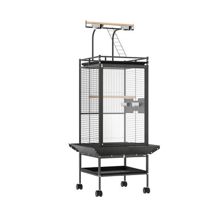 i.Pet Bird Cage Large Cages 155cm Parrot Aviary Stand-Alone Budgie Wheels Castor - view 7