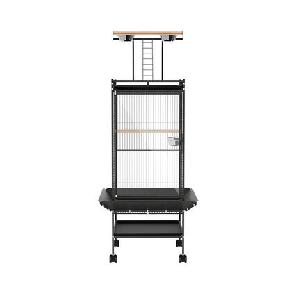 i.Pet Bird Cage Large Cages 155cm Parrot Aviary Stand-Alone Budgie Wheels Castor - view 3