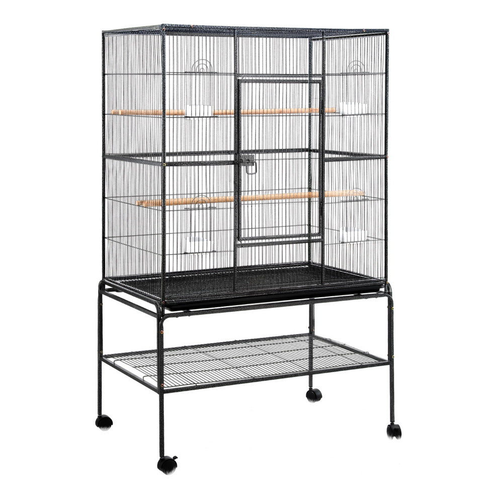 i.Pet Bird Cage Large Cages 160cm Parrot Aviary Stand-Alone Budgie Wheels Castor - view 7