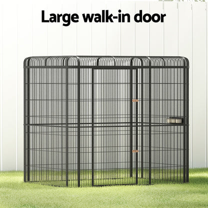 i.Pet Bird Cage Large Walk-in Aviary Budgie Perch Cage Parrot Pet Huge 203cm - view 4