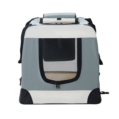 i.Pet Pet Carrier Soft Crate Dog Cat Travel 90x61CM Portable Foldable Car 2XL - view 4