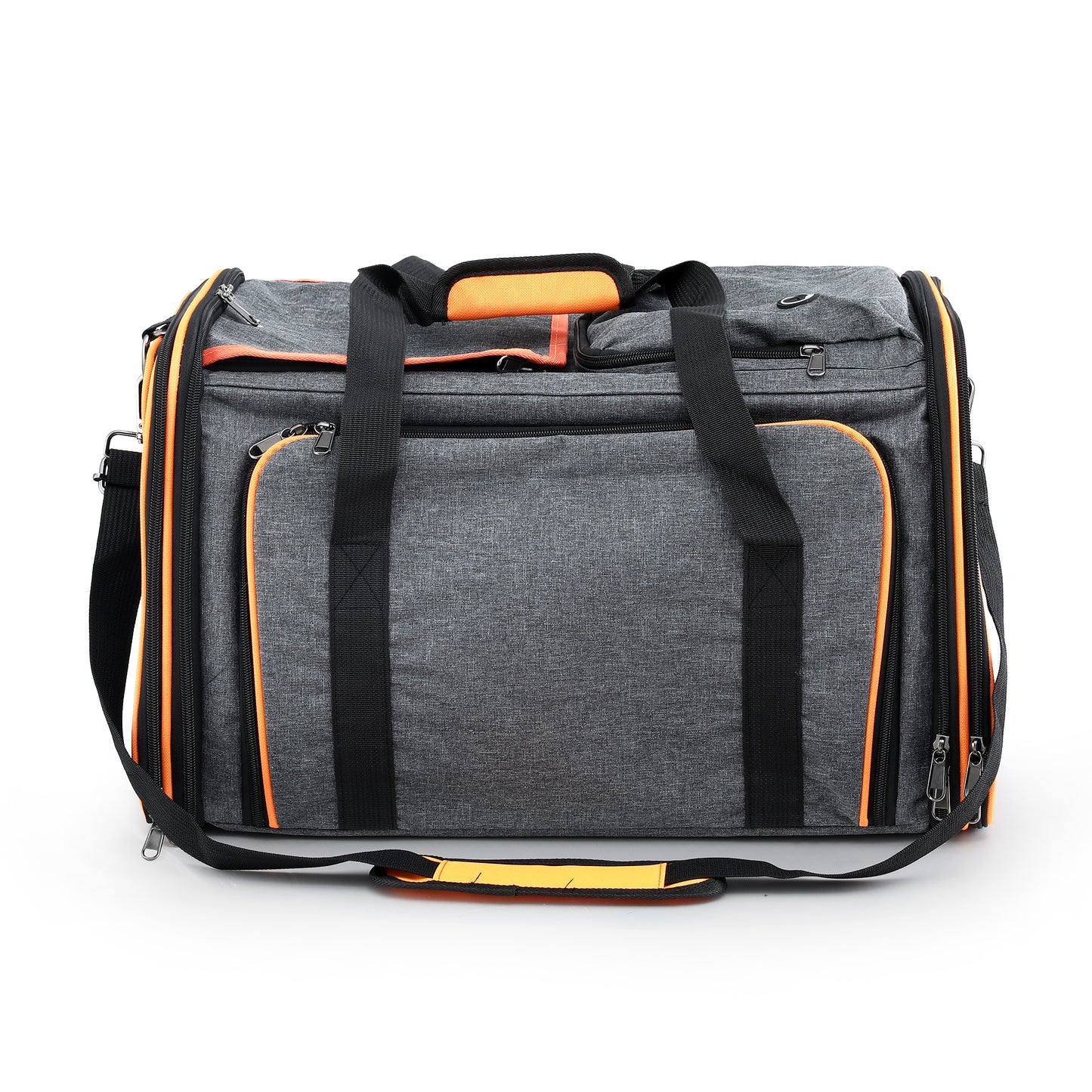 i.Pet Pet Carrier Bag Foldable Expandable Dog Cat Travel Cage Portable Car Kennel - view 3