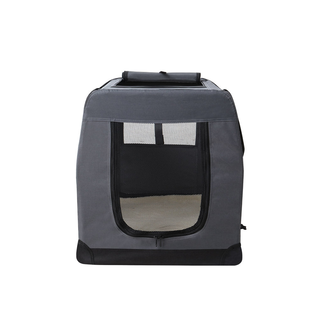 i.Pet Pet Carrier Soft Crate Dog Cat Travel 60x42CM Portable Foldable Car M - view 4