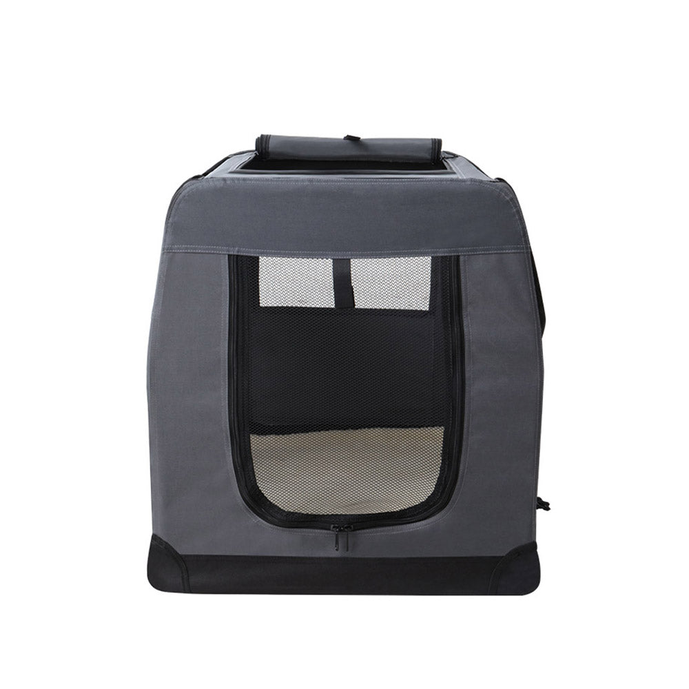 i.Pet Pet Carrier Soft Crate Dog Cat Travel 82x58CM Portable Foldable Car XL - view 4