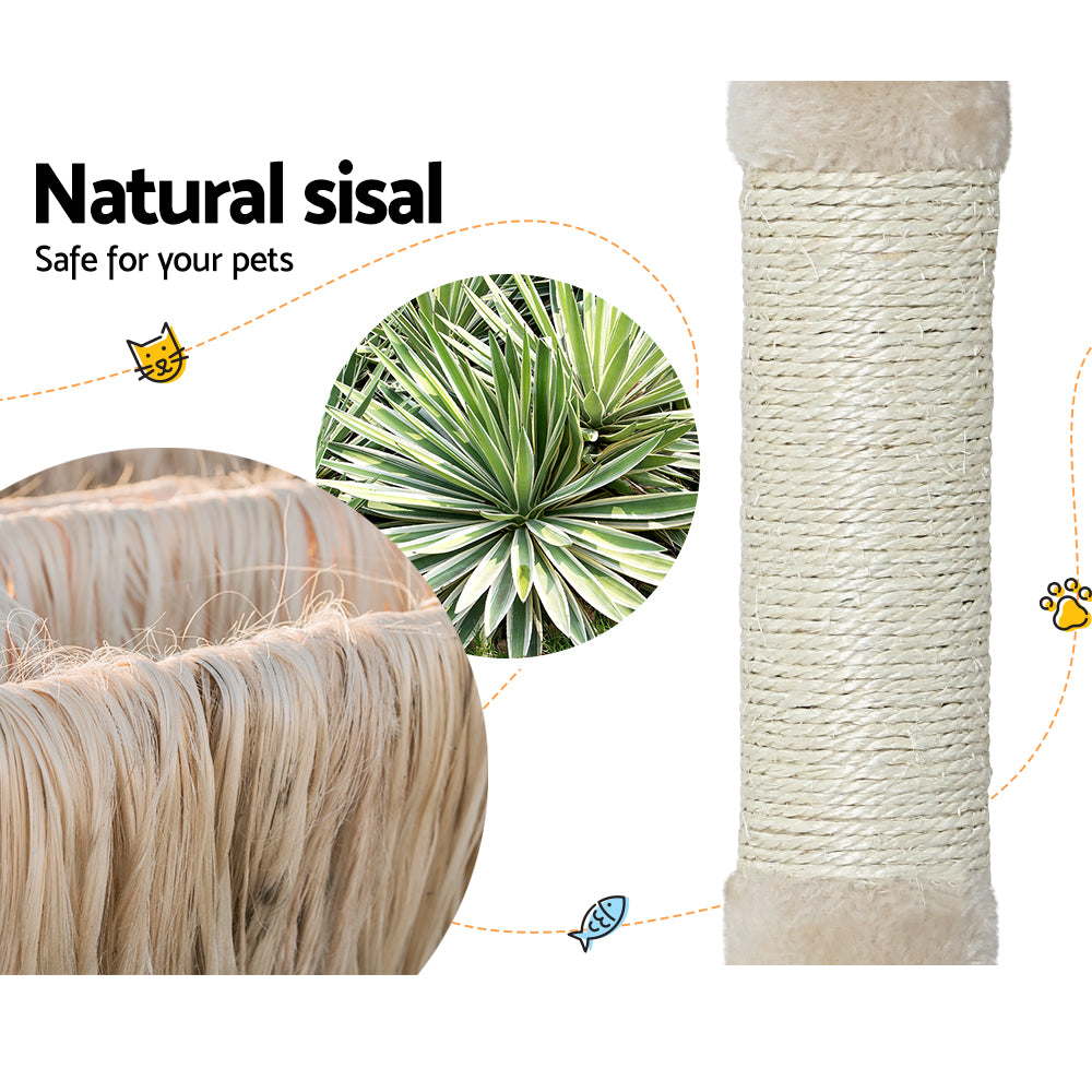i.Pet Cat Tree 90cm Scratching Post Tower Scratcher Wood Condo House Bed Trees - view 5