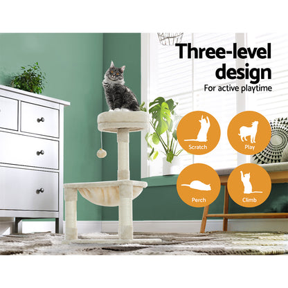 i.Pet Cat Tree 69cm Scratching Post Tower Scratcher Wood Condo Toys House Bed - view 4