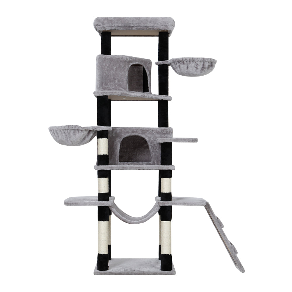 i.Pet Cat Tree 161cm Tower Scratching Post Scratcher Wood Condo House Play Bed - view 7