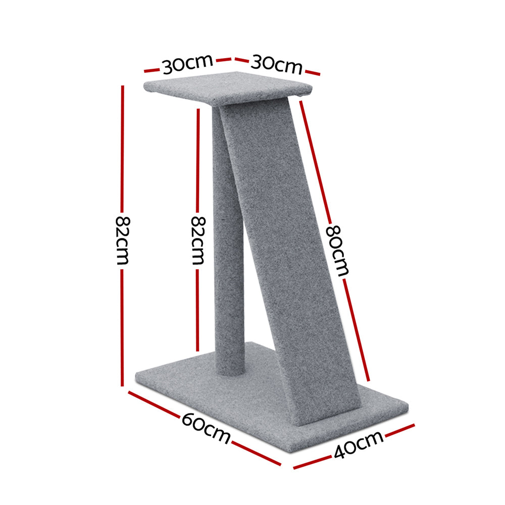 i.Pet Cat Tree 82cm Scratching Post Tower Scratcher Condo Trees Climb House - view 2