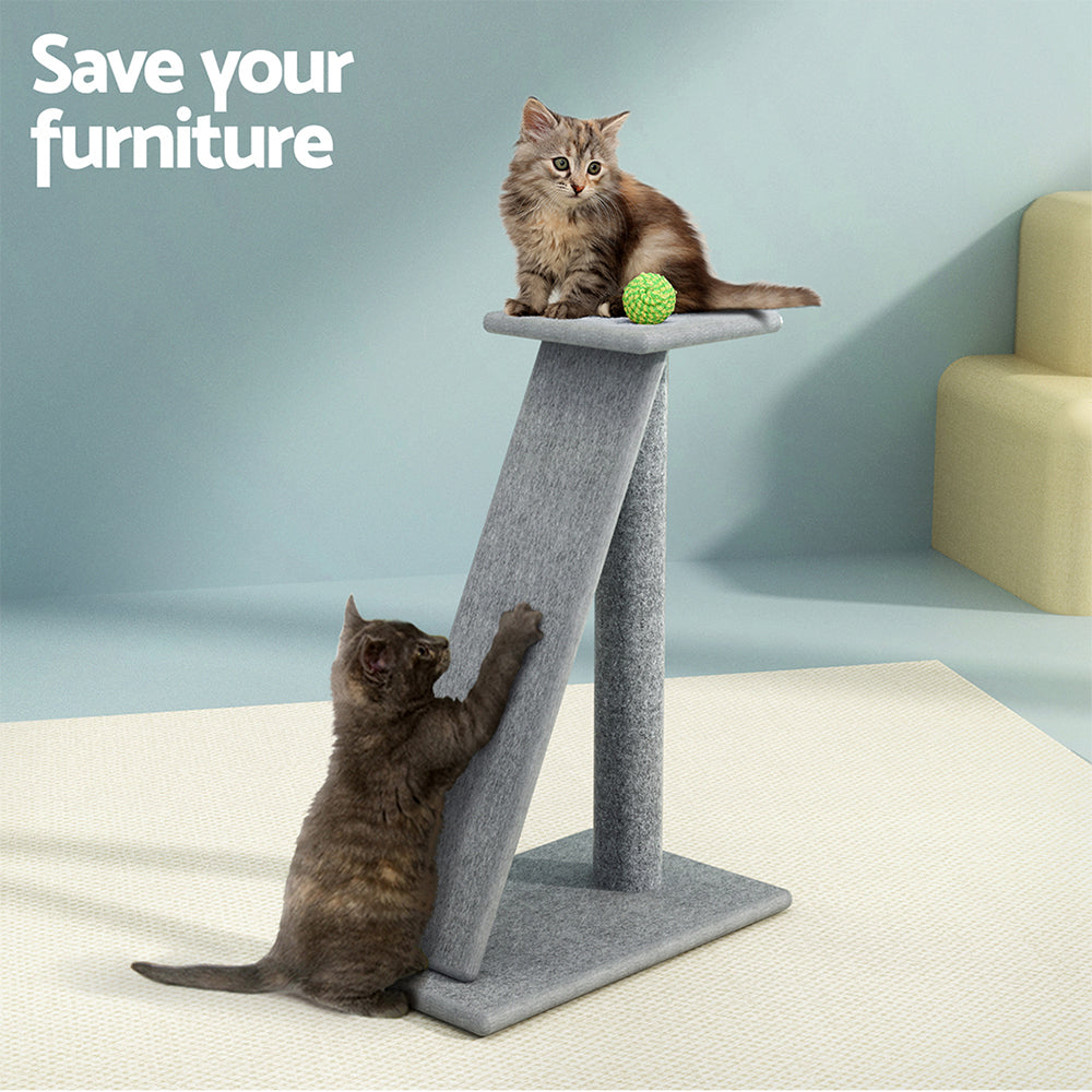 i.Pet Cat Tree 82cm Scratching Post Tower Scratcher Condo Trees Climb House - view 4