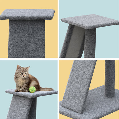 i.Pet Cat Tree 82cm Scratching Post Tower Scratcher Condo Trees Climb House - view 5