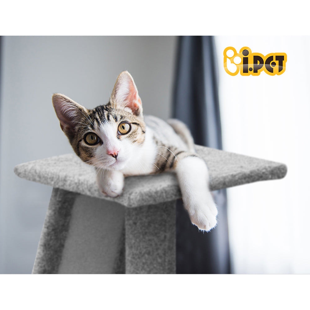i.Pet Cat Tree 82cm Scratching Post Tower Scratcher Condo Trees Climb House - view 7
