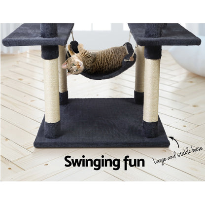 i.Pet Cat Tree 184cm Tower Scratching Post Scratcher Wood Trees Condo Bed House - view 7