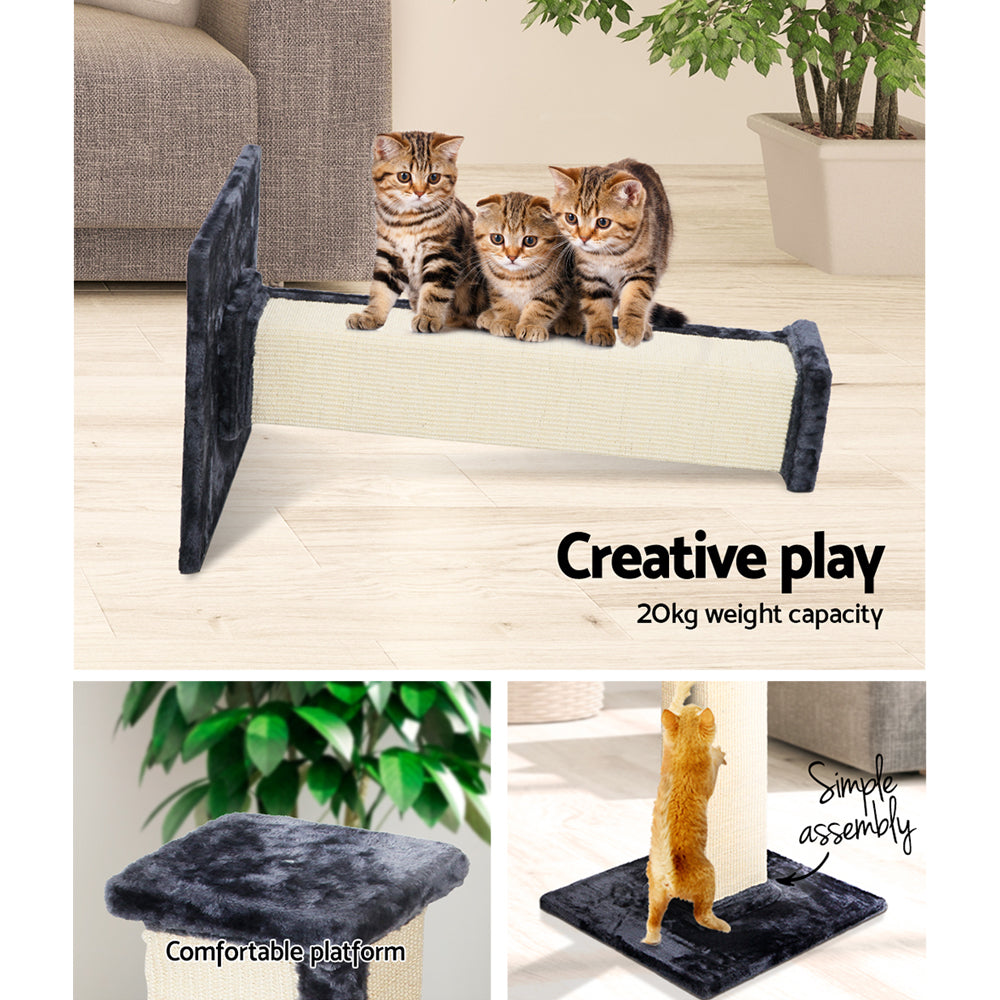 i.Pet Cat Tree 92cm Scratching Post Tower Scratcher Wood Condo Bed House Trees - view 5