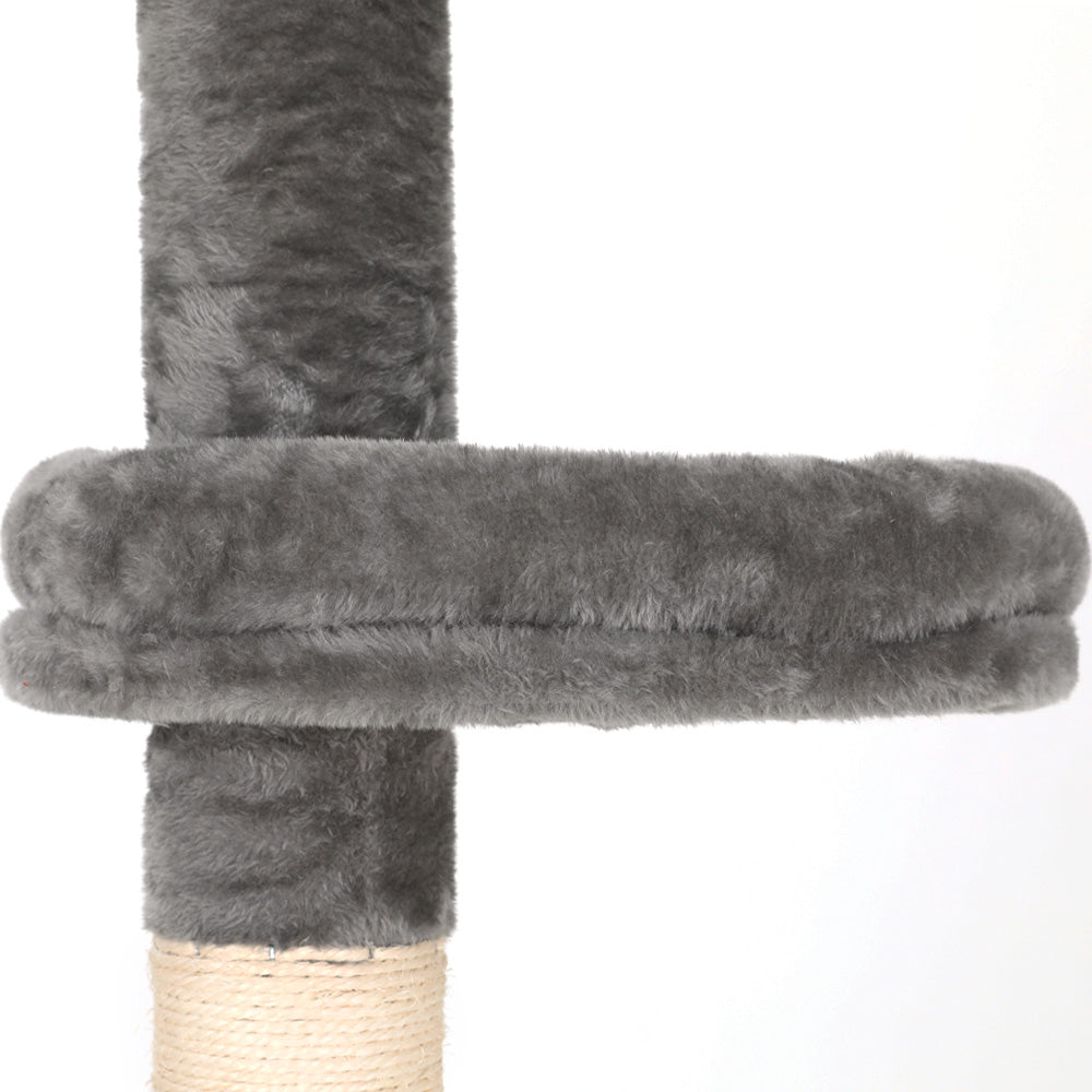 i.Pet Cat Tree 290cm Tower Scratching Post Scratcher Floor to Ceiling Cats Bed - view 3