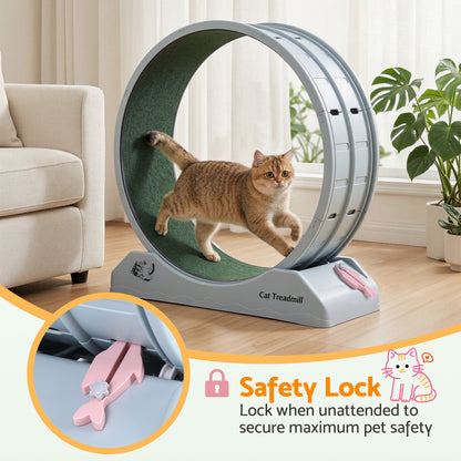 i.Pet Cat Exercise Wheel Treadmill Indoor 78cm Blue & Green - view 5