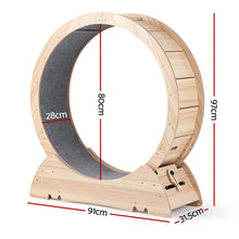 i.Pet Wooden Cat Exercise Wheel 91cm Indoor Cat Treadmill Large - view 2