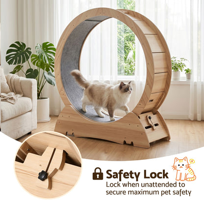 i.Pet Wooden Cat Exercise Wheel 91cm Indoor Cat Treadmill Large - view 6