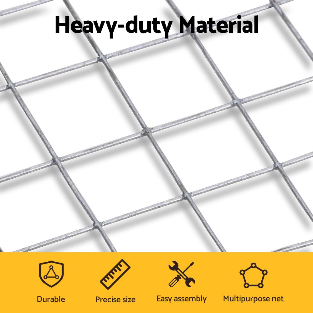 i.Pet Poultry Chicken Fence Pet Netting Wire Mesh Roll Duck Goose Coop 25Mx1.2M - view 4