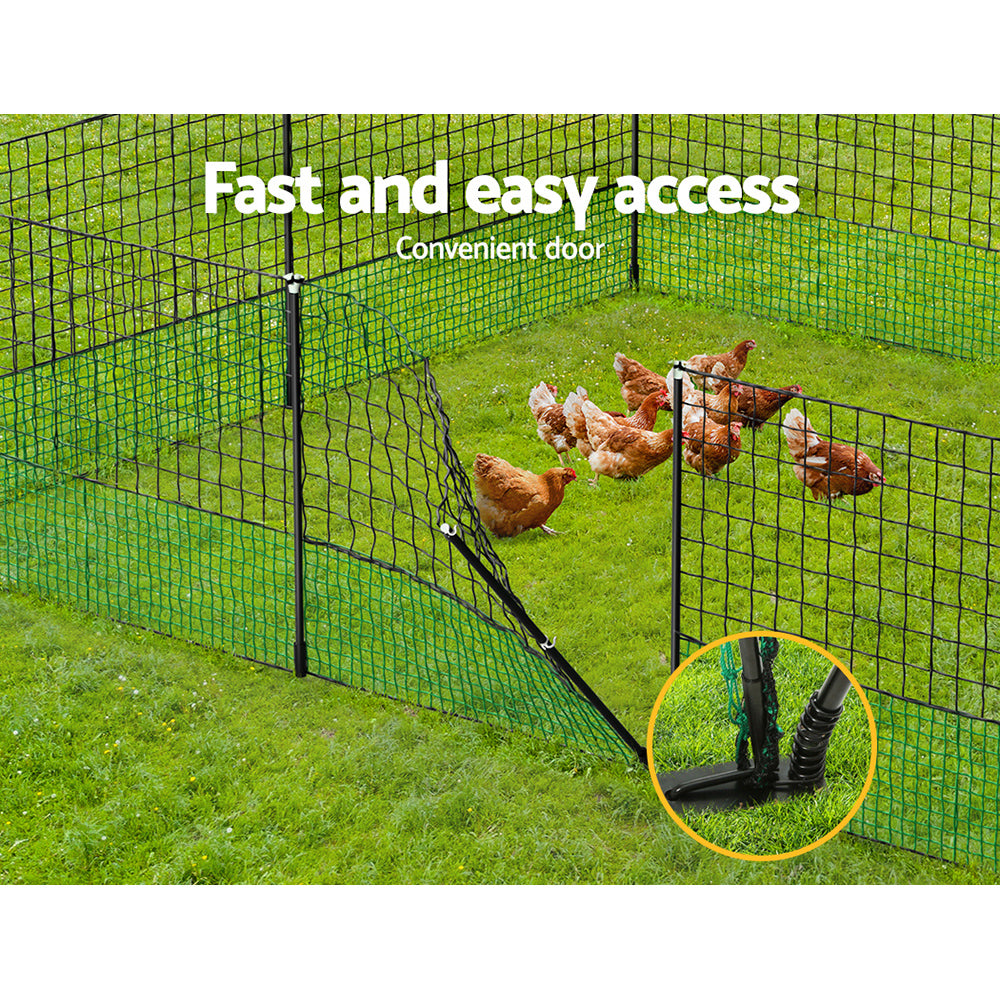 i.Pet Chicken Fence Electric 25Mx125CM Poultry Netting - view 5