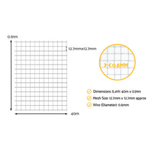 i.Pet Poultry Chicken Fence Pet Netting Wire Mesh Roll Duck Goose Coop 40Mx0.91M - view 2