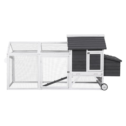 i.Pet Chicken Coop Rabbit Hutch Extra Large Wooden Run Bunny Cage House Outdoor - view 3