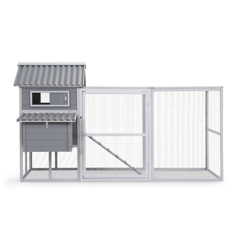 i.Pet Chicken Coop Rabbit Hutch Extra Large Wooden Run Bunny Cage Poultry House Outdoor - view 3