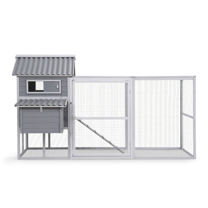i.Pet Chicken Coop Rabbit Hutch Extra Large Wooden Run Bunny Cage Poultry House Outdoor - view 3