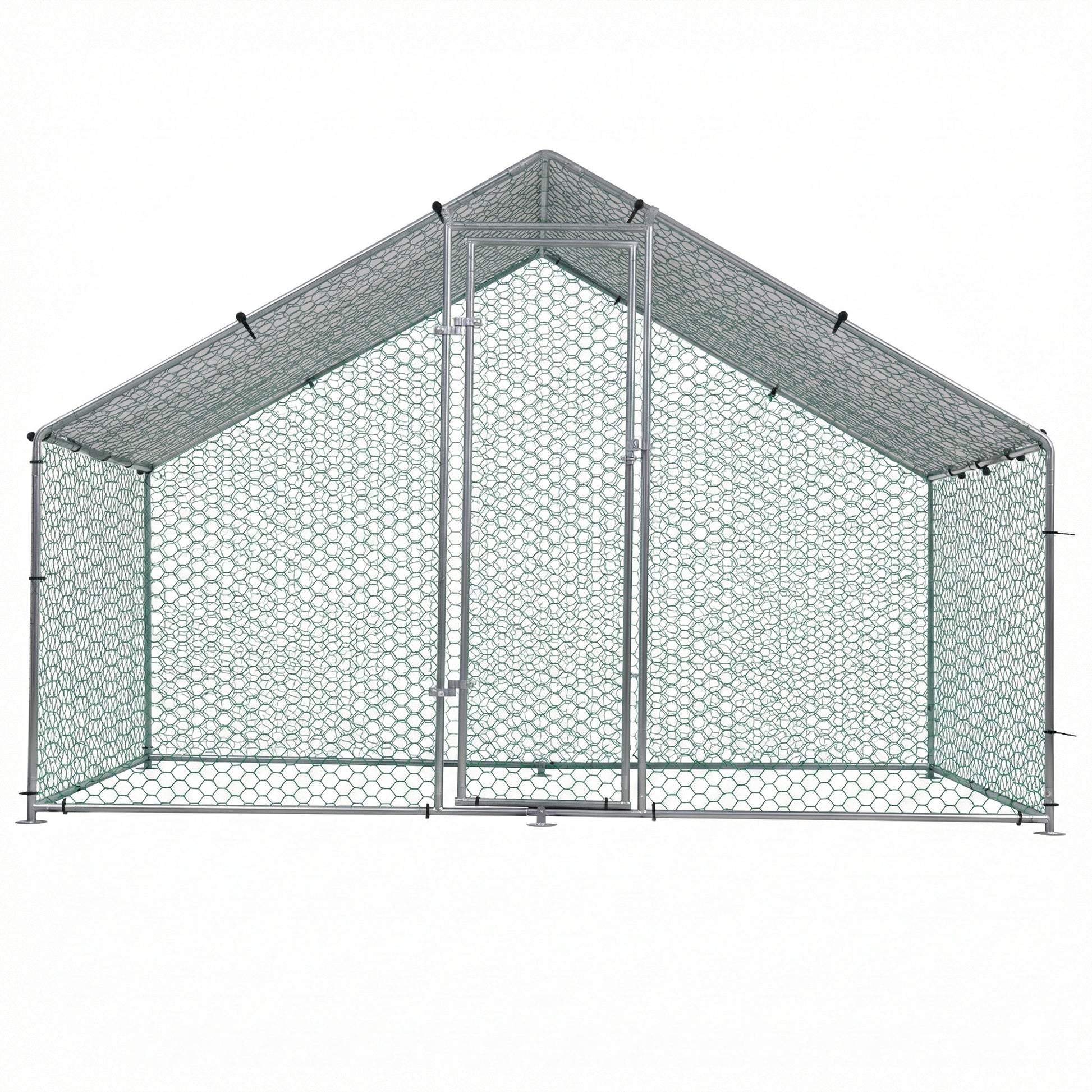 i.Pet Chicken Coop Rabbit Hutch Outdoor Run Walk in Hen Cage Ferret House 3x2x2m - view 3