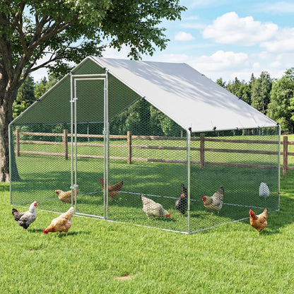 i.Pet Chicken Coop Rabbit Hutch Outdoor Run Walk in Hen Cage Ferret House 3x2x2m - view 8