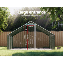 i.Pet Chicken Coop Cage 3x6x2m Galvanised Steel - view 2