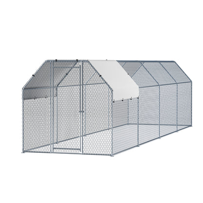 i.Pet Chicken Coop Cage Run Rabbit Hutch Large Walk In Hen House Cover 2mx8mx2m - view 7