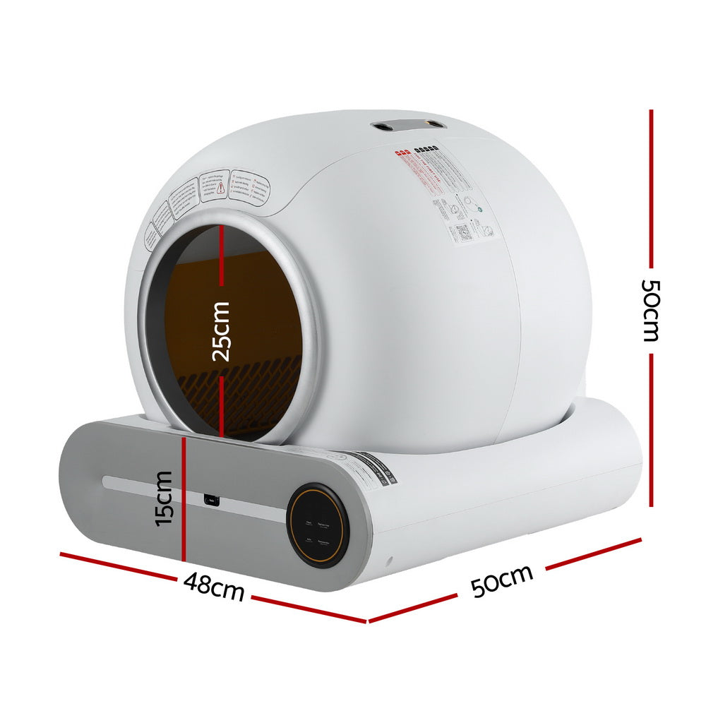 i.Pet Automatic Cat Litter Box Self-Cleaning Large Smart Cat Litter Box Toilet App Control 9L - view 2