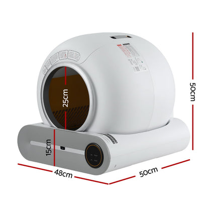 i.Pet Automatic Cat Litter Box Self-Cleaning Large Smart Cat Litter Box Toilet App Control 9L - view 2