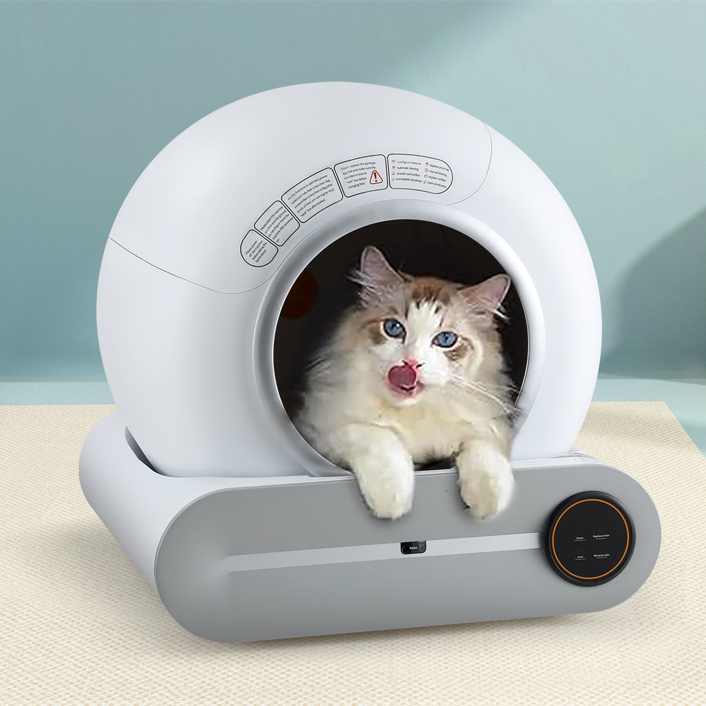 i.Pet Automatic Cat Litter Box Self-Cleaning Large Smart Cat Litter Box Toilet App Control 9L - view 7