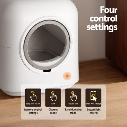 i.Pet Automatic Cat Litter Box Smart Self-Cleaning Large Cat Litter Box Kitty Toilet App Control - view 4