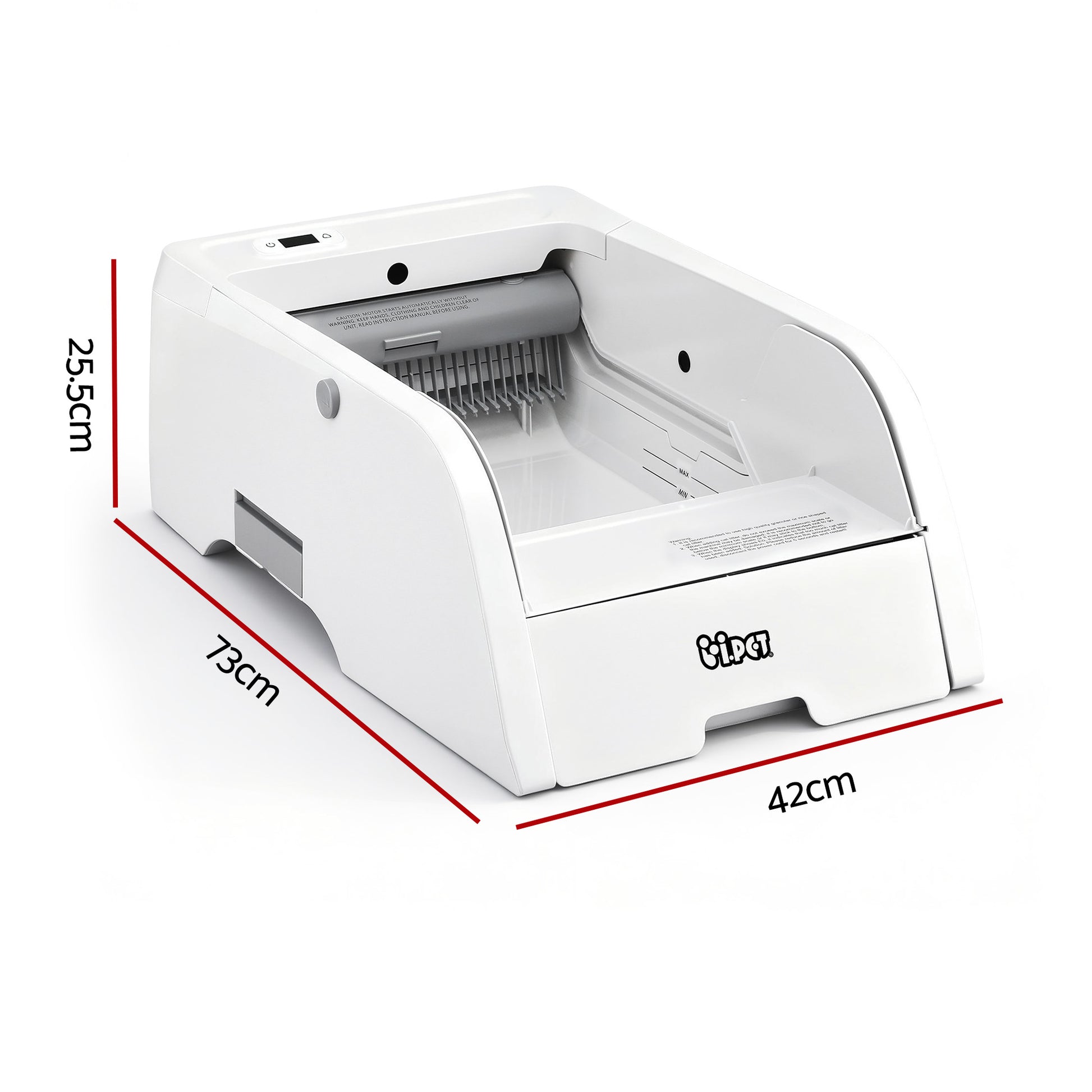 i.pet Automatic Cat Litter Box Self Cleaning Smart Pet Toilet App Control 5L White - view 2