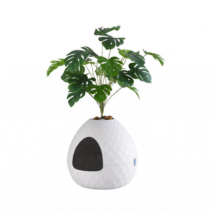 i.Pet Cat Litter Box Hidden Litter Tray Enclosure Planter Furniture House White - view 2