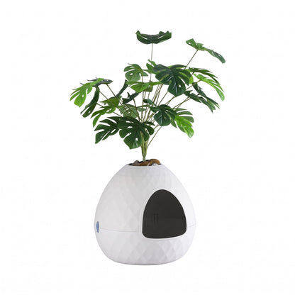 i.Pet Cat Litter Box Hidden Litter Tray Enclosure Planter Furniture House White - view 4