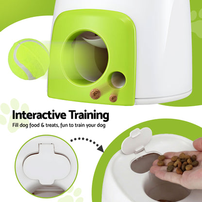i.Pet 2-in-1 Dog Ball Launcher & Treat Dispenser with 2 Balls Green - view 6