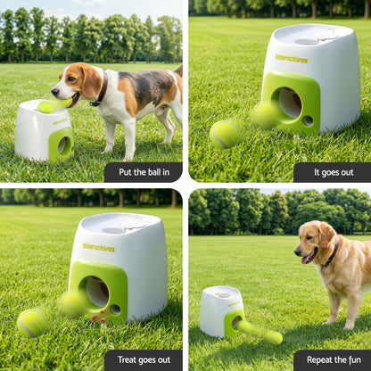 i.Pet 2-in-1 Dog Ball Launcher & Treat Dispenser with 2 Balls Green - view 7