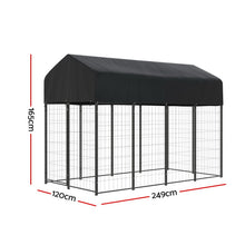 i.Pet Dog Kennel Extra Large House Outdoor Playpen Pet Puppy Metal Backyard - view 2