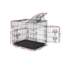 i.Pet 24" Dog Cage Crate Kennel 3 Doors - view 2