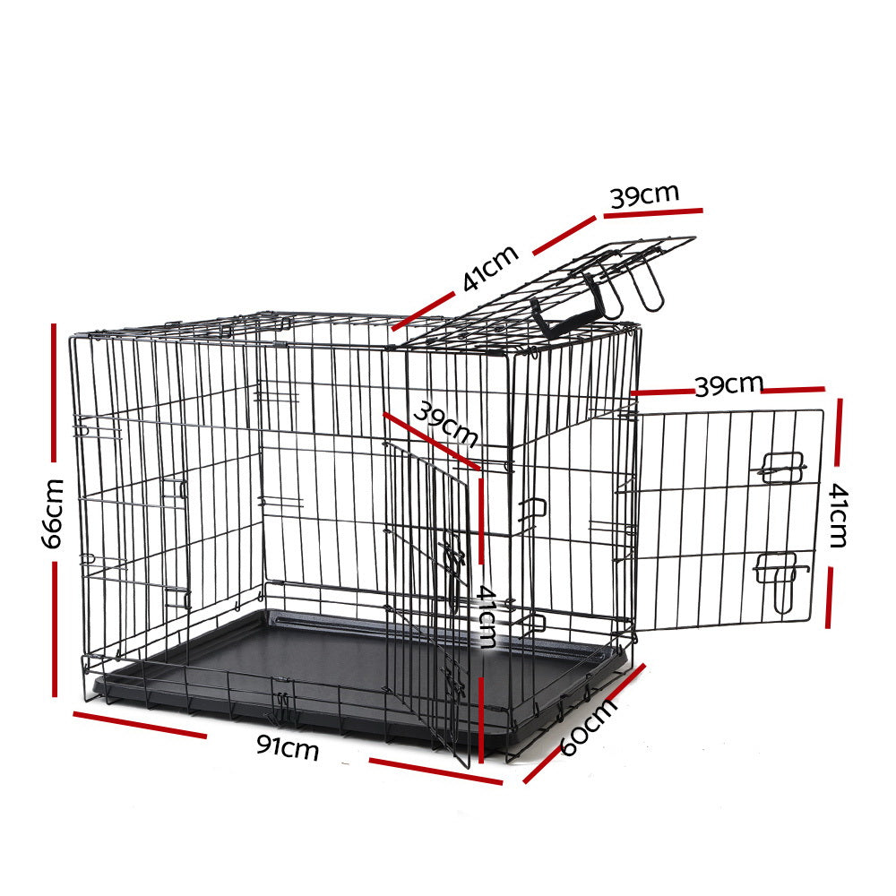 i.Pet 36" Dog Cage Crate Kennel 3 Doors - view 2