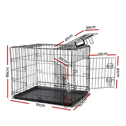 i.Pet 36" Dog Cage Crate Kennel 3 Doors - view 2