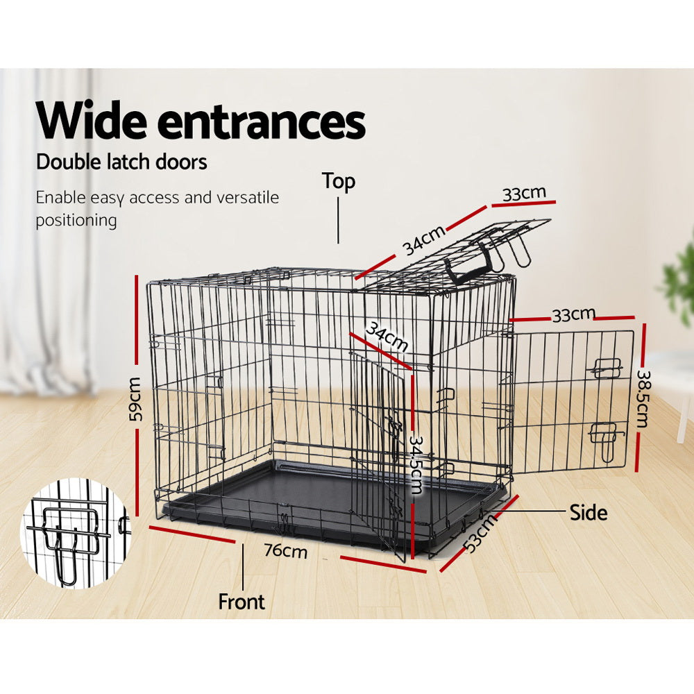 i.Pet 36" Dog Cage Crate Kennel 3 Doors - view 5