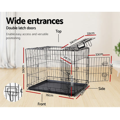 i.Pet 36" Dog Cage Crate Kennel 3 Doors - view 5