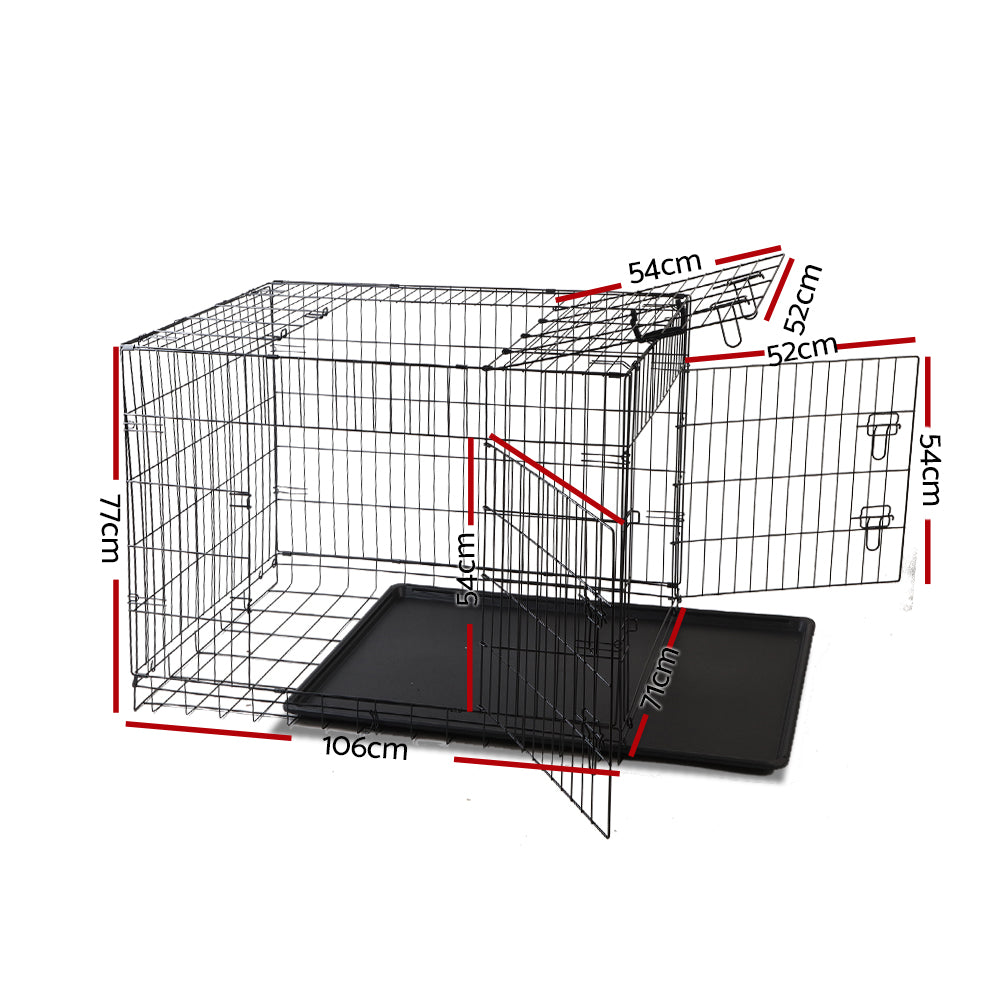 i.Pet 42" Dog Cage Crate Large Kennel 3 Doors - view 2