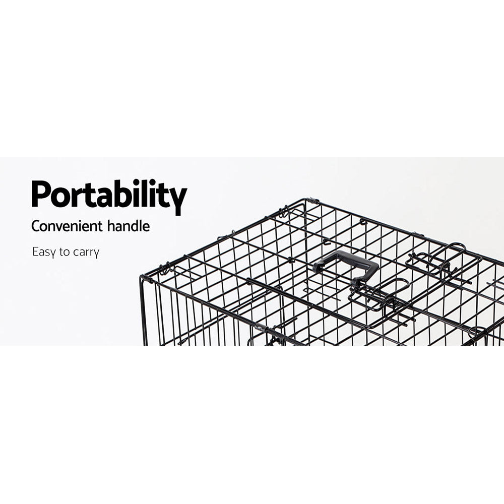 i.Pet 42" Dog Cage Crate Large Kennel 3 Doors - view 4